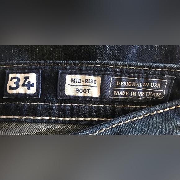 Miss Me jeans size 34 bootcut in Excellent Condition!! - Picture 5 of 5